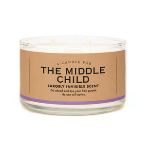 Whiskey River The Middle Child Funny Candle