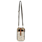 Load image into Gallery viewer, HANNAH RAWHIDE CELLPHONE CROSSBODY

