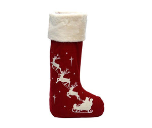 24" Away We Go with Twinkle LED lights Standing Stocking by 2 Saints™