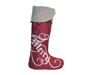 20" Very Merry Standing Stocking by 2 Saints™