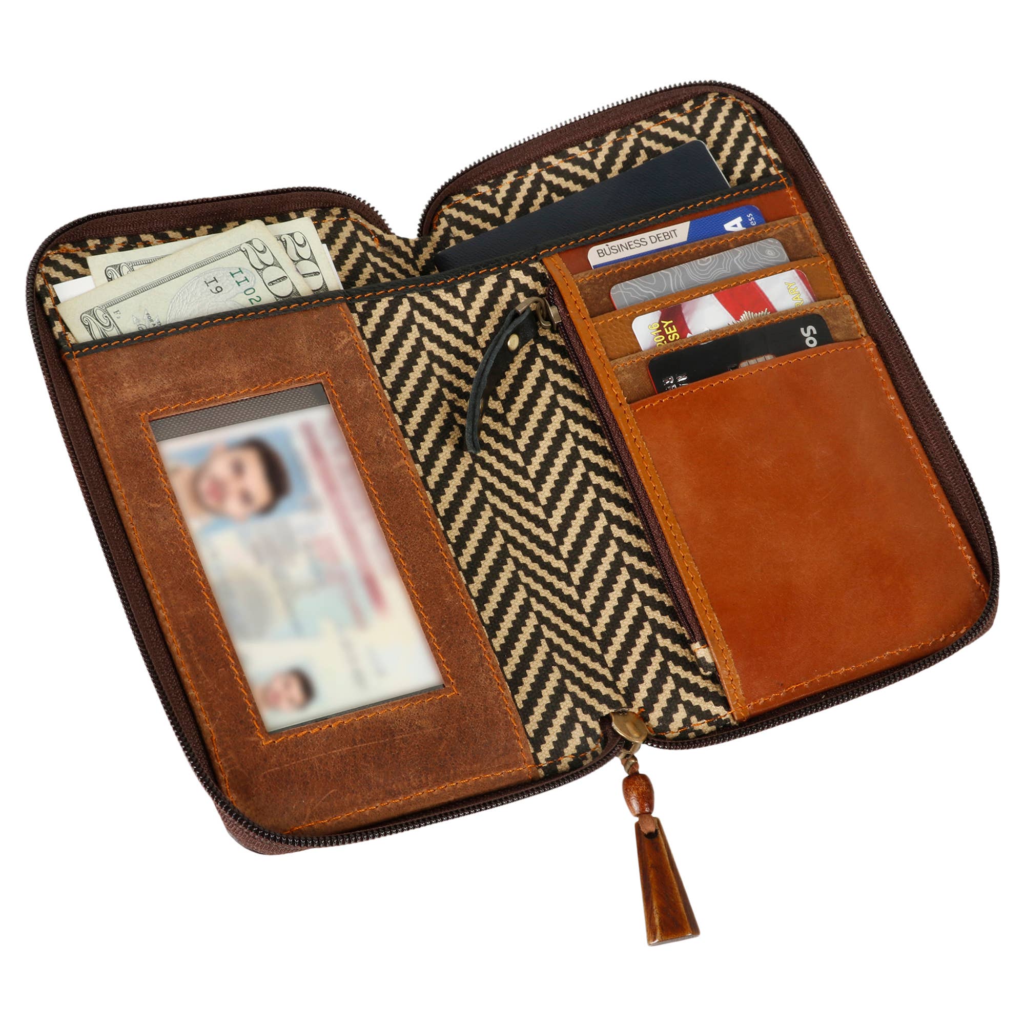 Prism Herringbone Cellphone Crossbody