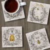 Load image into Gallery viewer, Queen Bee-4Pk Asstd Image Coaster Set
